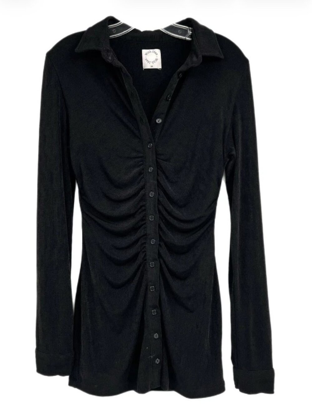 With Jéan Women's Black and Grey Casual-dresses
